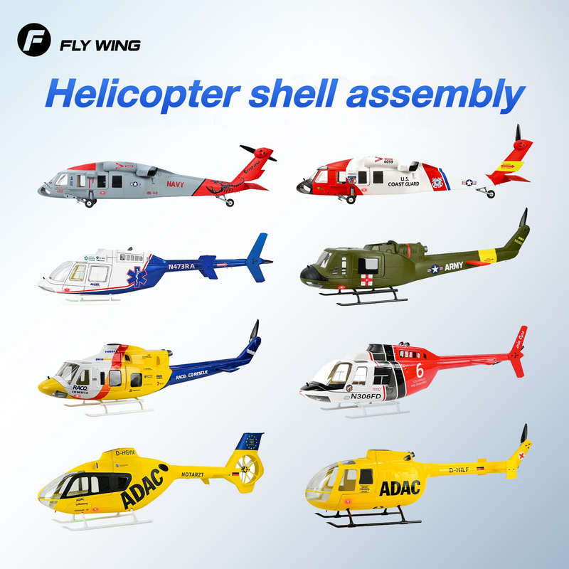 Rc Helicopter Large - FLYWING Sınıf 470 Black Hawk RC