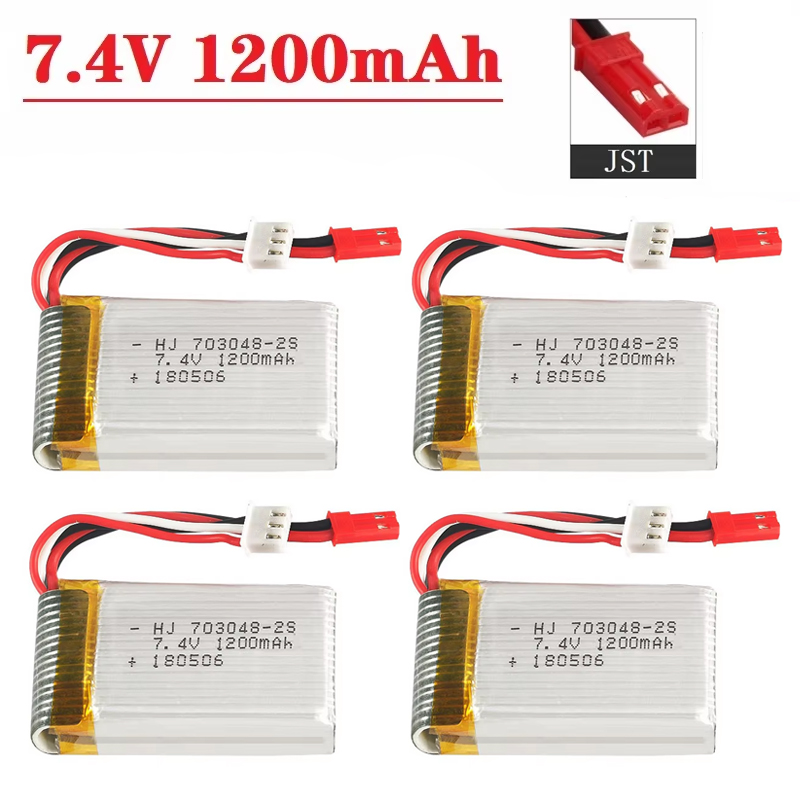 Rc Helicopter Parts - Lipo Pil 2S 7.4V 1200mAh 703048