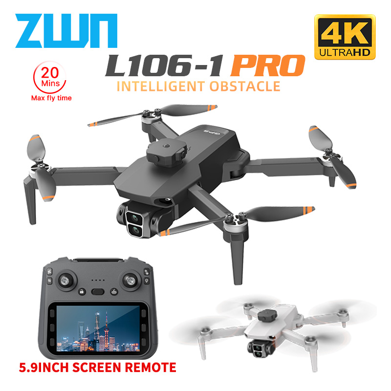 Rc Helicopter Case - L106-1PRO GPS Profesyonel Drone 4K HD