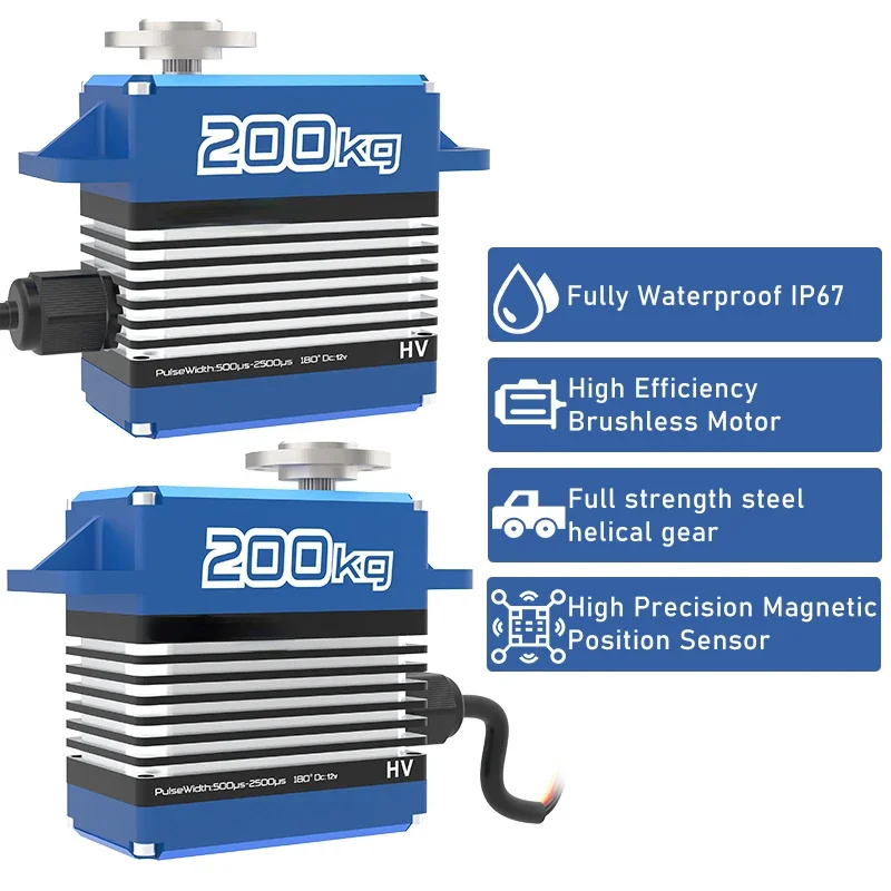 200KG Fırçasız Servo 12V-16.8V - Rc Helicopter Parts incelemesi ve fiyatı